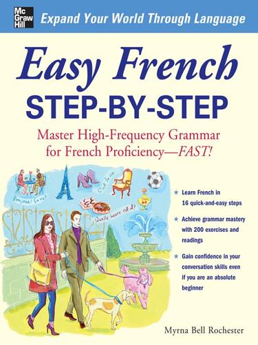 Easy French Step-By-Step by Myrna Bell Rochester book cover