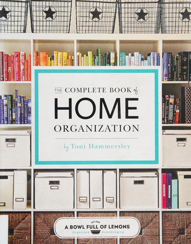 The Complete Book of Home Organization by Toni Hammersley book cover