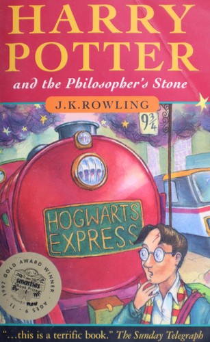 Harry Potter and the Philosopher's Stone by J.K. Rowling book cover