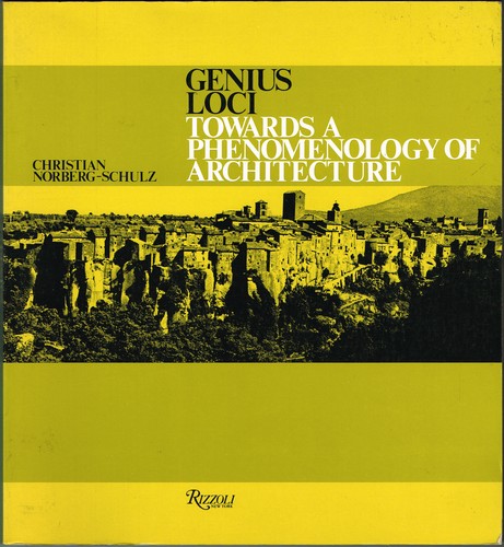 Genius Loci: The Mysterious Nature of Wyrd by Christian Norberg-Schulz book cover
