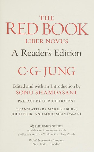 The Red Book: A Reader's Edition by Carl Jung book cover