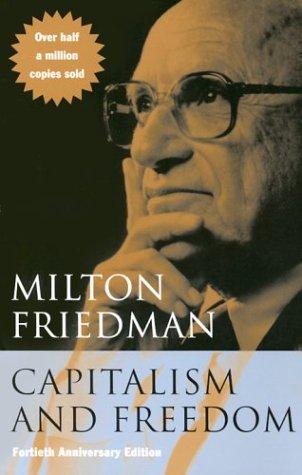 Capitalism and Freedom by Milton Friedman book cover