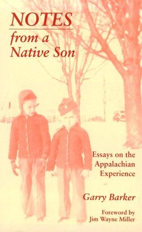 Notes from a Native Son by Garry Barker book cover