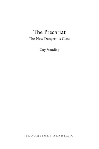 The Precariat: The New Dangerous Class by Guy Standing book cover