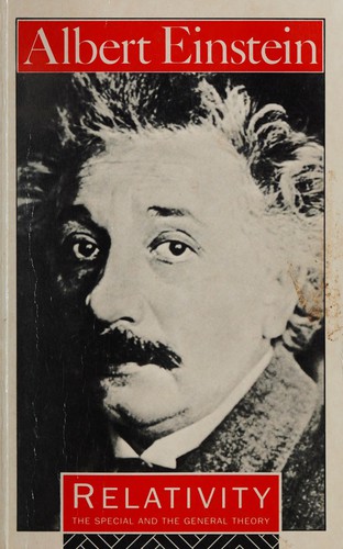 Relativity: The Special and the General Theory by Albert Einstein book cover