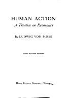 Human Action by Ludwig von Mises book cover