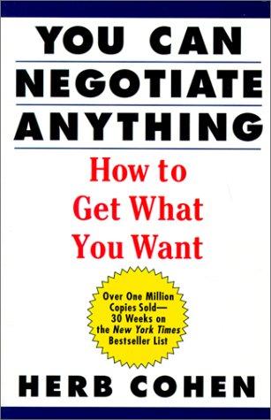 You Can Negotiate Anything by Herb Cohen book cover