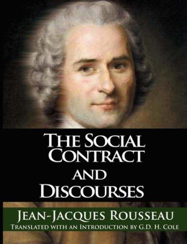 The Social Contract by Jean-Jacques Rousseau book cover