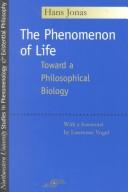 The Phenomenon of Life by Hans Jonas book cover
