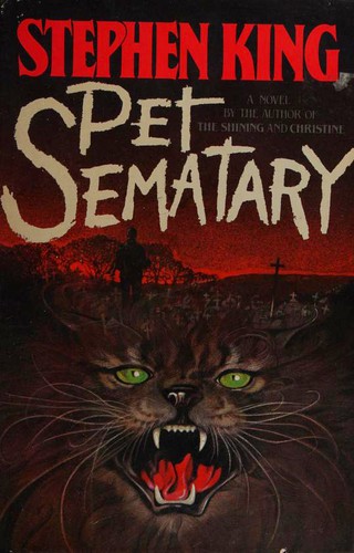 Pet Sematary by Stephen King book cover