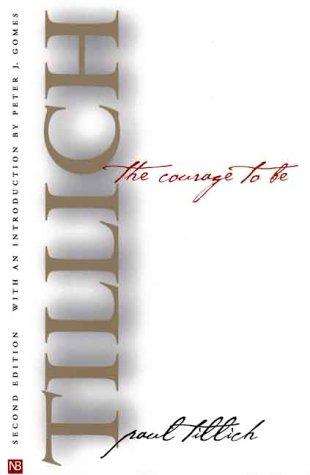 The Courage to Be by Paul Tillich book cover