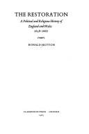 The Restoration by Ronald Hutton book cover