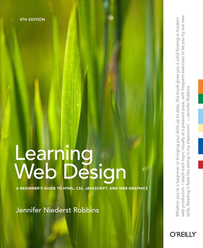 Learning Web Design: A Beginner's Guide by Jennifer Niederst Robbins book cover