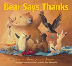 Bear Says Thanks by Karma Wilson book cover
