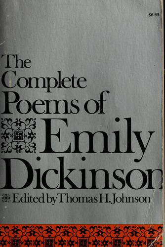 The Complete Poems by Emily Dickinson book cover