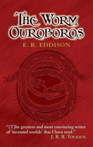 The Worm Ouroboros by E.R. Eddison book cover