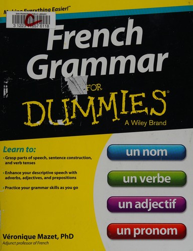 French Grammar for Dummies by Véronique Mazet book cover