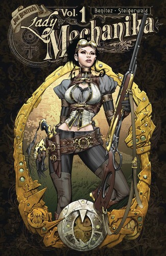 Lady Mechanika, Volume 1: The Mystery of the Mechanical Corpse by Joe Benitez book cover