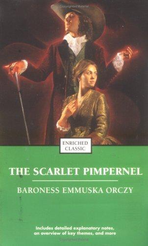 The Scarlet Pimpernel by Baroness Orczy book cover