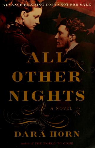 All Other Nights by Dara Horn book cover