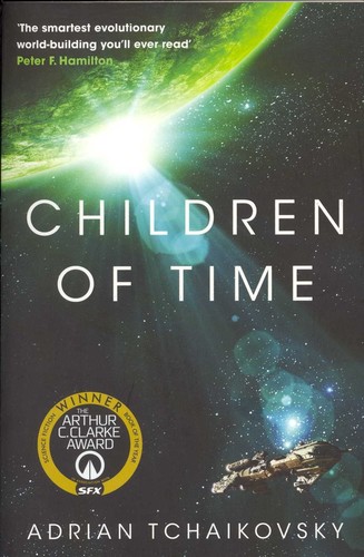 Children of Time by Adrian Tchaikovsky book cover