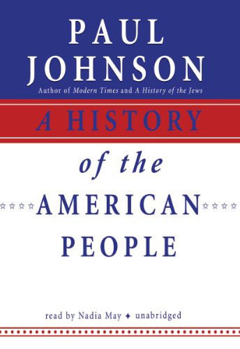 The History of the American People by Paul Johnson book cover