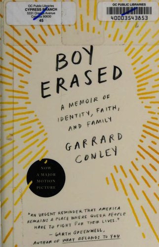 Boy Erased by Garrard Conley book cover