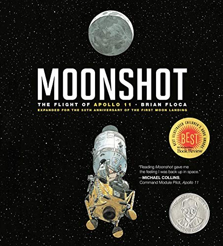 Moonshot: The Flight of Apollo 11 by Brian Floca book cover