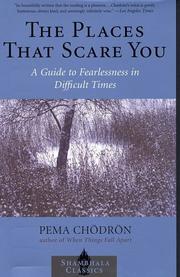 The Places That Scare You by Pema Chödrön book cover