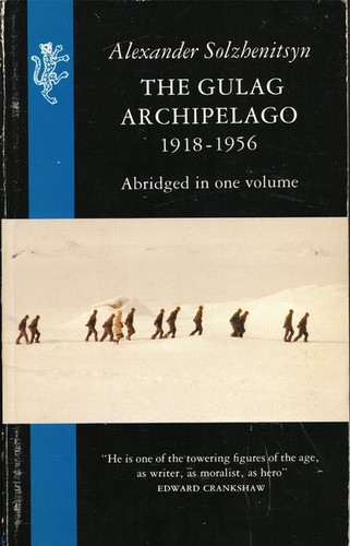 The Gulag Archipelago by Aleksandr Solzhenitsyn book cover