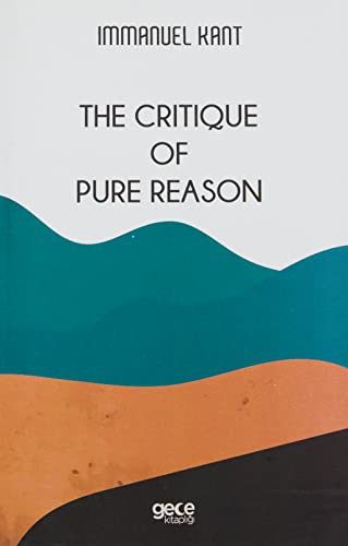 The Critique of Pure Reason by Immanuel Kant book cover