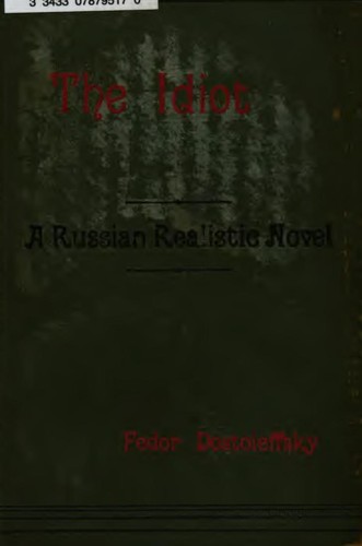 The Idiot by Fyodor Dostoevsky book cover