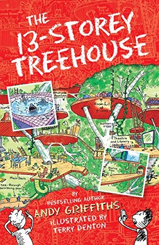 The 13-Storey Treehouse by Andy Griffiths book cover