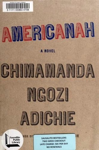 Americanah by Chimamanda Ngozi Adichie book cover