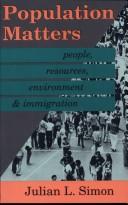 Population Matters: People, Resources, Environment, Security by Julian Lincoln Simon book cover