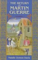 The Return of Martin Guerre by Natalie Zemon Davis book cover