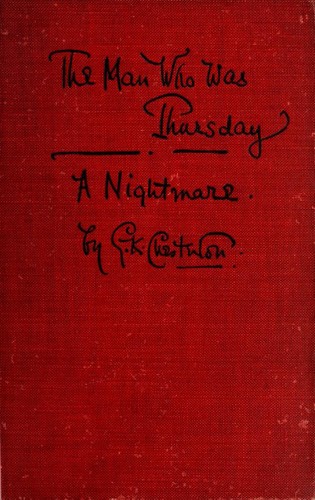 The Man Who Was Thursday by G.K. Chesterton book cover