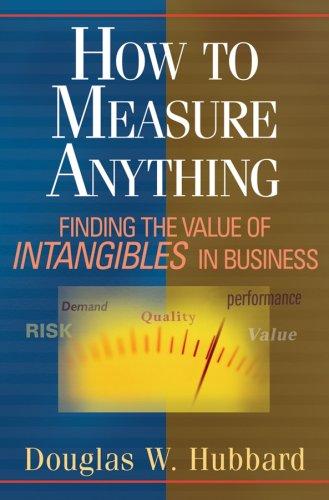 How to Measure Anything: Finding the Value of 'Intangibles' in Business by Douglas W. Hubbard book cover