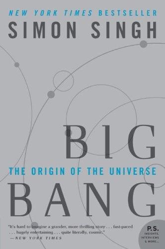 Big Bang: The Origin of the Universe by Simon Singh book cover