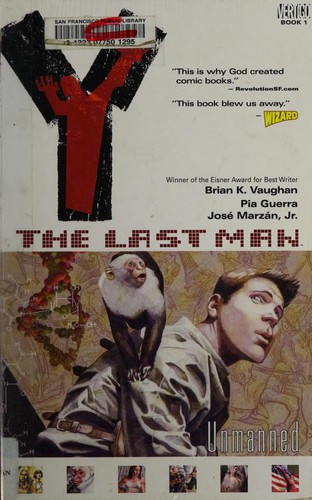 Y: The Last Man, Vol. 1: Unmanned by Brian K. Vaughan book cover