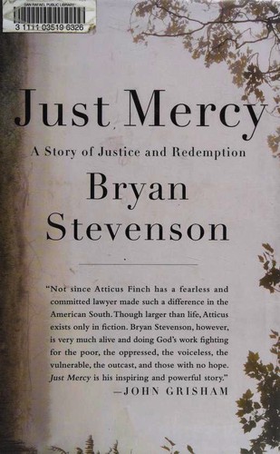 Just Mercy: A Story of Justice and Redemption by Bryan Stevenson book cover