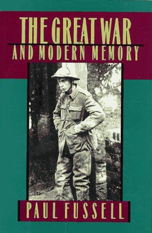 The Great War and Modern Memory by Paul Fussell book cover