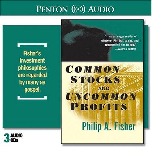 Common Stocks and Uncommon Profits by Philip A. Fisher book cover
