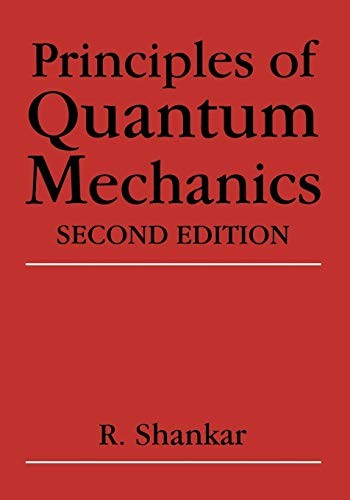 Principles of Quantum Mechanics by R. Shankar book cover