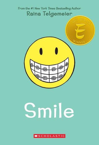Smile by Raina Telgemeier book cover