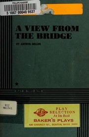 A View from the Bridge by Arthur Miller book cover