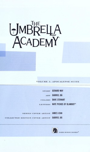 The Umbrella Academy: Apocalypse Suite by Gerard Way book cover
