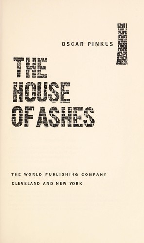 House of Ashes by Oscar Pinkus book cover