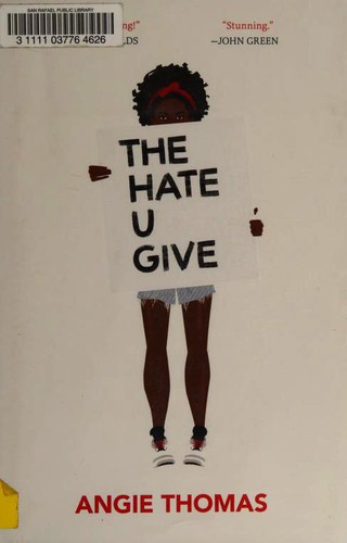 The Hate U Give by Angie Thomas book cover