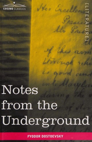 Notes from Underground by Fyodor Dostoevsky book cover